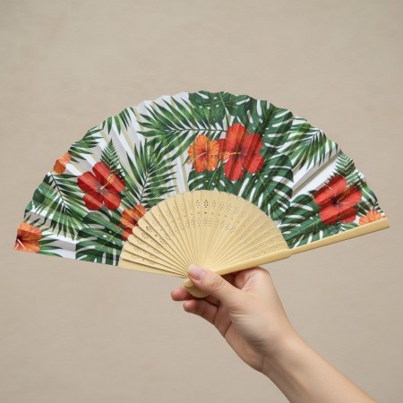 定制竹木纸扇