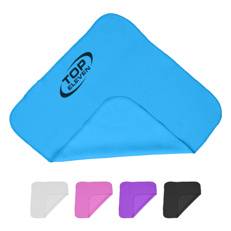 方形单层冷感巾