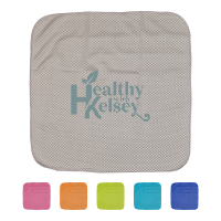 方形双层冷感巾