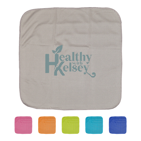 方形双层冷感巾