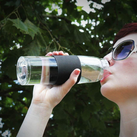 拎手玻璃杯 400ML