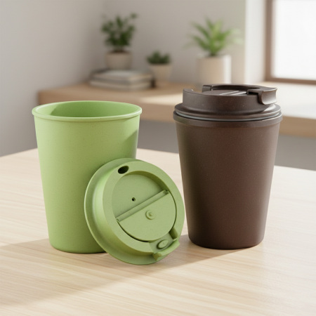 茶叶渣/咖啡渣环保 时尚咖啡杯 350ML